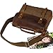 WOWBOX Messenger Bag Satchel Vintage Canvas Leather 13