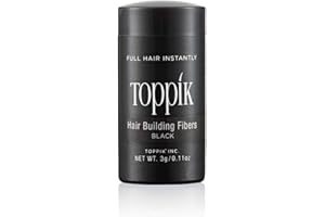 Toppik Hair Building Fibers, 3g Fill In Fine or Thinning Hair Instantly Thicker, Fuller Looking Hair 9 Shades for Men Women
