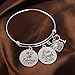 YEEQIN Birthday Gifts For Women Happy Birthday Bracelets Birthday Gift for Daughter Sister Mom Granddaughter Grandma (40th Birthday)