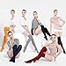 MEIKAN Thigh High Socks for Women, Fashion Cotton Cosplay Over Knee High Socks 3 Packs