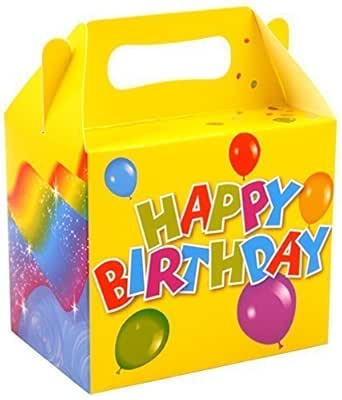 12 cajas de comida para fiestas de cumpleaños : Amazon.es ...