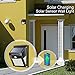 MoYoYo Solar Lights Outdoor, Wireless 20 LED Motion Sensor Solar Lights with Wide Lighting Area, Easy Install Waterproof Security Lights for Front Door, Back Yard, Driveway, Garage(2-Pack)
