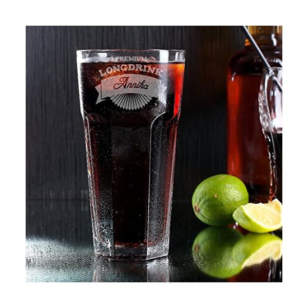 Herz & Heim® Premium Longdrinkglas graviert mit Namen – Bild 3