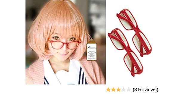 Amazon Com Hair Cap Glasses Frame Kyoukai No Kanata Heroine Amazon Com Hair Cap Glasses Frame Kyoukai No Kanata Heroine