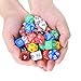 Kuuqa DND Dice Set Polyhedral Game Dice Set with Dice Bags for Dungeons and Dragons DND D&D MTG RPG Card Games D% D20 D12 D10 D8 D6 D4, 7 x 7 (49 Pieces)