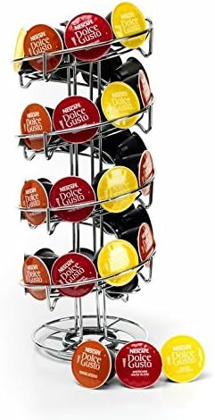 Kabalo Coffee Pod Capsule Revolving Rotating Spiral Stand Holder for Dolce Gusto