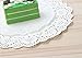 Aipleril 108 Pieces White Paper Doilies,Lace Paper Round Doily Assorted Sizes 6.5