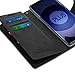 GOOSPERY Mansoor Wallet for Samsung Galaxy S9 Plus Case (2018) Double Sided Card Holder Flip Cover - Black