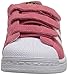 adidas Originals unisex child Superstar Cloudfoam Running Shoe, Spring Pink/White/White, 11 Little Kid US