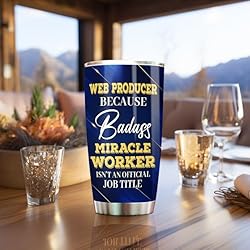 MONIZILUCKY Web Producer Tumbler Stainless Steel