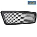 EAG Replacement Mesh Grille Upper Front Matte Black Grill Fit for 2004-2008