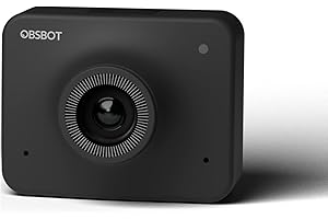 OBSBOT Meet 1080P AI-Powered Webcam Up to 1080P 60fps Video,AI Auto-Framing Auto-Focus 2X Digital Zoom HDR,Teaching Live Streaming Video Meeting