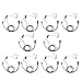 GoodQbuy 10 PCS Advanced Nipple Covert Acoustic Tube Bodyguard FBI Earpiece Headset Mic for Motorola Talkabout MD200TPR MH230R MR350R MS350R MT350R MG160A MH230TPR MS350R MJ270R1-pin