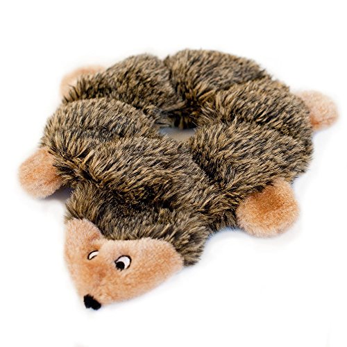 ZippyPaws Loopy No Stuffing Squeaky Plush Dog Toy for Small and