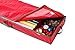 Plastic Storage Bag- Christmas Holiday Gift Wrapping Paper Roll Storage - Holds Over 8 Rolls, Red, 40 x 13.5 x 4.5 Inches