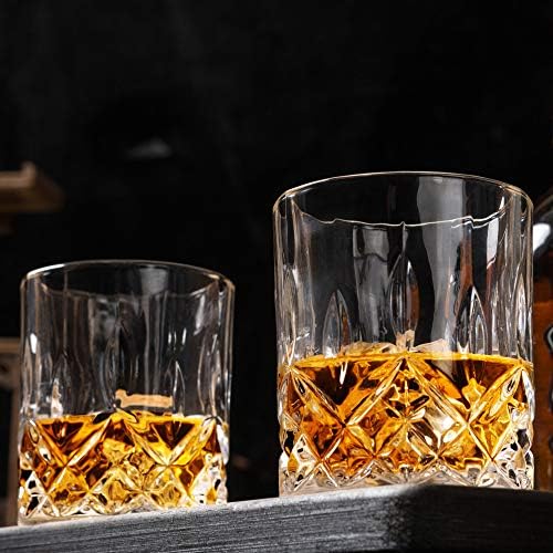 Crystal whiskey glasses set by Kanars, high-quality, on sale for $29.99.