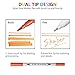 Dual Brush Pens set, Sttye Dual Tip Watercolor Markers 24 Color 0.4 Fineliners for Adult Kids Coloring Books Bullet Journal Calligraphy Lettering
