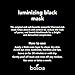 BOSCIA Luminizing Charcoal Mask - Vegan, Cruelty-Free, Natural and Clean Skincare | Activated Charcoal and Vitamin C Pore-Minimizing Peel-Off Mask, 80 g, 2.8 Ounce (Pack of 1)
