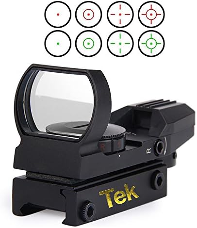 Hunting Holographic Reflex 4 Reticle Red Green Dot Sight Tactical Rifle Scope For Rifle Airsoft 20mm Rail