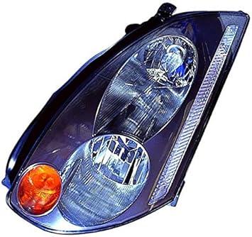 Amazon Com For Infiniti G35 Coupe Headlight 2003 2004 2005 Driver Left Side Headlamp Assembly Replacement Automotive