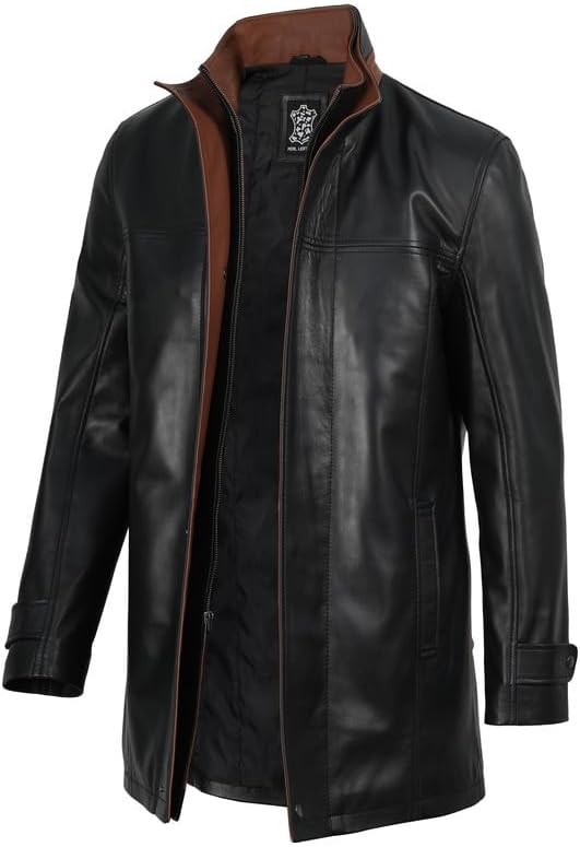 Andrew Marc Fabian Leather Jacket (Black, XX-Large) at Amazon