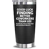 NewEleven Coworker Leaving Gifts - Farewell Gifts, Going Away Gift For Coworker - New Job, Goodbye, Good Luck Gift For Coworkers, Colleagues, Boss, Men, Women, Friends - 20 Oz Tumbler