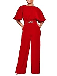 Jumpsuit for Women Dressy Elegant Plus Size Wide
