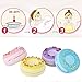 Bath Bombs Gift Set Donut 4pcs Bath Fizzies Donut Bath Salt 4 Fruits Fizzies Spa Bomb Handmade Natural Essential Oils Whitening Moisturize Dry Skin Relaxation Valentine's Day Gift