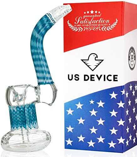 Blue Glass Water 6.5 Inch Ready to Burn Made in the USA