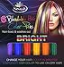 Nevayah Hair Chalk Temporary Hair Multicolor Dye Pens, Light Purple / Medium Blue / Red / Yellow / Orange / Dark Green (6 Pens)