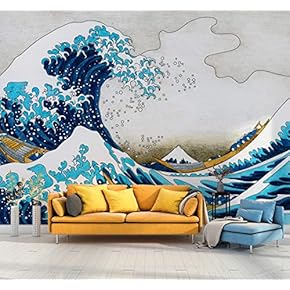 Wall Mural Japanese Style Removable Wallpaper Wall Sticker for Bedroom Living Room - 66x96 inches