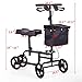 Sandinrayli Knee Scooter Walker Steerable Scooter Crutches Alternative for Disabled Knee Injured Foot
