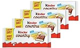 Kinder Country Milk Chocolate with Cereals, 94g (Pack of 4)