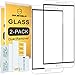 [2-Pack]-Mr.Shield for Huawei Mate 9 [Full Cover] [White and Black Color] [Tempered Glass] Screen Protector with Lifetime Replacement