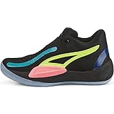 Puma - Mens Rise Nitro Shoes, Size: 5.5 M US, Color: Puma Black/Sunset Glow