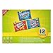 Nabisco Snack Pack Variety Mini Cookies Mix with Oreo Mini, Mini Chips Ahoy & Nutter Butter Bites, 12 Count Box