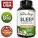 Natural Refreshing Sleep Formula - Supports Healthy Rest - Non Addictive Supplement - Magnesium L-Theanine GABA - Purest Herbal Ingredients