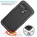 Motorola Moto G Case, Moto G 1st Gen Case, Tekcoo(TM) [Tmajor Series] Shock Absorbing Hybrid Rubber Plastic Impact Defender Rugged Slim Hard Case Cover for Moto G 3G / 4G LTE (Black/Black)