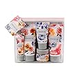 Vintage-Co-Patterns-and-Petals-Top-To-Toe-Kit Vintage & Co Patterns & Petals Top To Toe Kit | 50ml Hand Cream, 50ml Body Lotion, 30ml Foot Cream, 10ml Lip Balm & 30g…