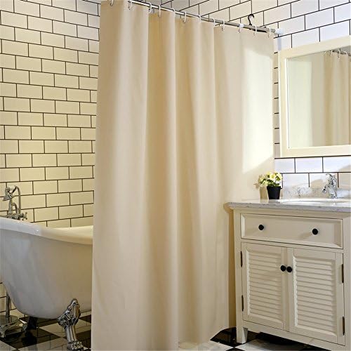 RFVBNM Pure Color hotel Sanitary bath curtain waterproof thickening Window blinds 240cm W200cm L