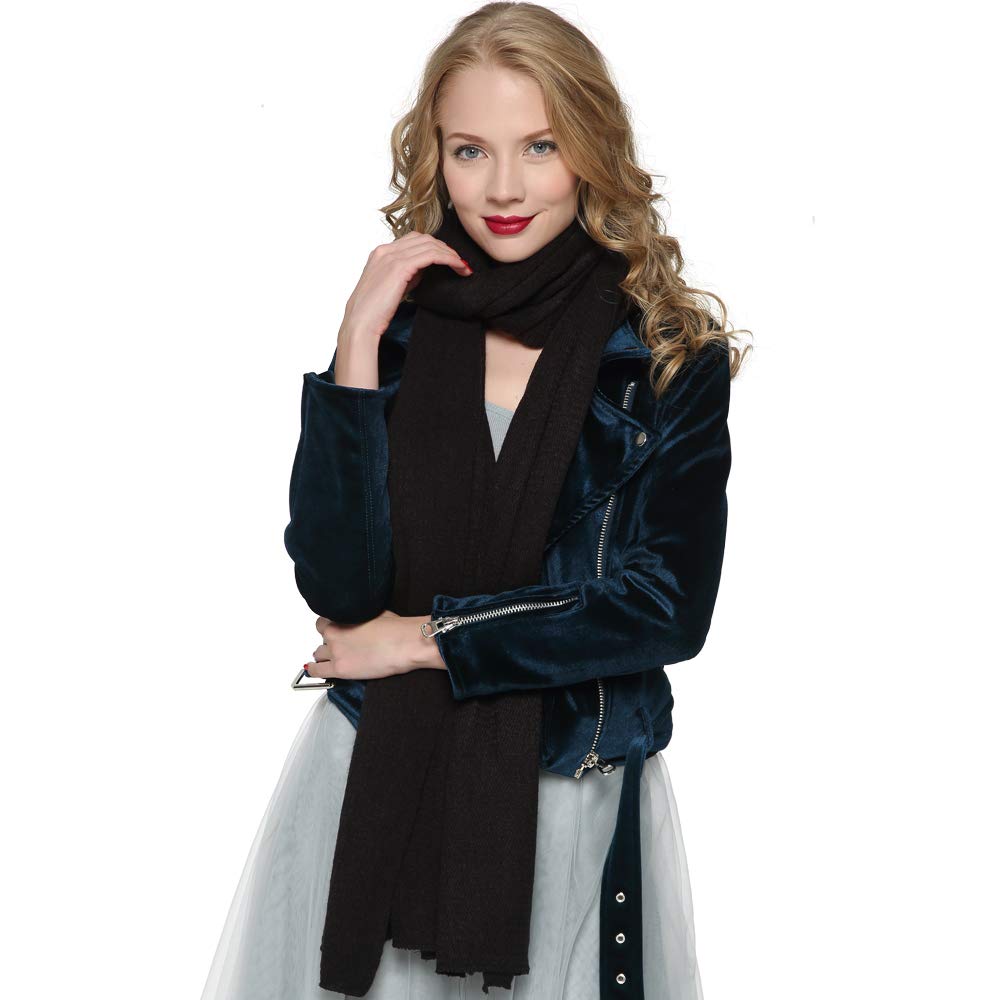 ZORJAR Women's Men Fashion Long Shawl Plush Knit Winter Warm Large Scarf ZORJAR Women's Men Fashion Long Shawl Plush Knit Winter Warm Large Scarf