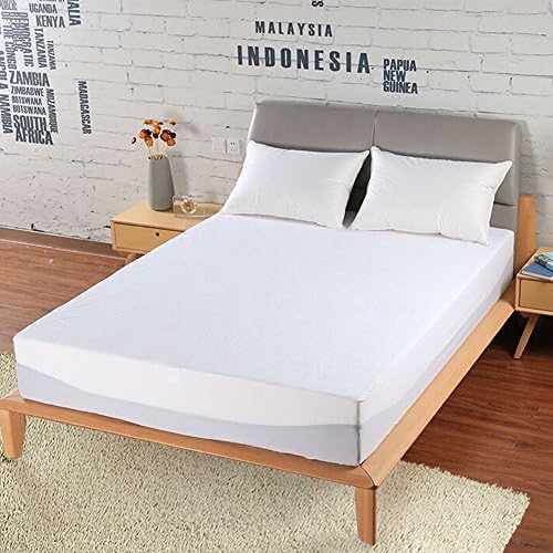 Waterproof Bed Mattress Protector Cover Bug Proof Dust Mite Hypoallergenic Protection Mattress Pad Queen
