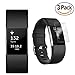 Fitbit Charge 2 Screen Protector, Fitbit Charge 2 Full Screen Protector, FlipCase Full Coverage Screen Protector for Fitbit Charge 2 HD Clear Anti-Bubble Film,3x Pack