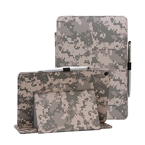 Verizon Asus ZenPad Z10 Case, i-UniK Verizon 2016 Asus ZenPad Z10 Model# MSQP001/ZT500KL 4G LTE Tablet Case [Bonus Stylus] (ACU CAMO)