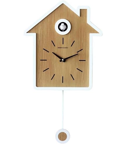 Amazon.com: Lemnos Cuckoo Watch Analog Natural Color Wood Brown