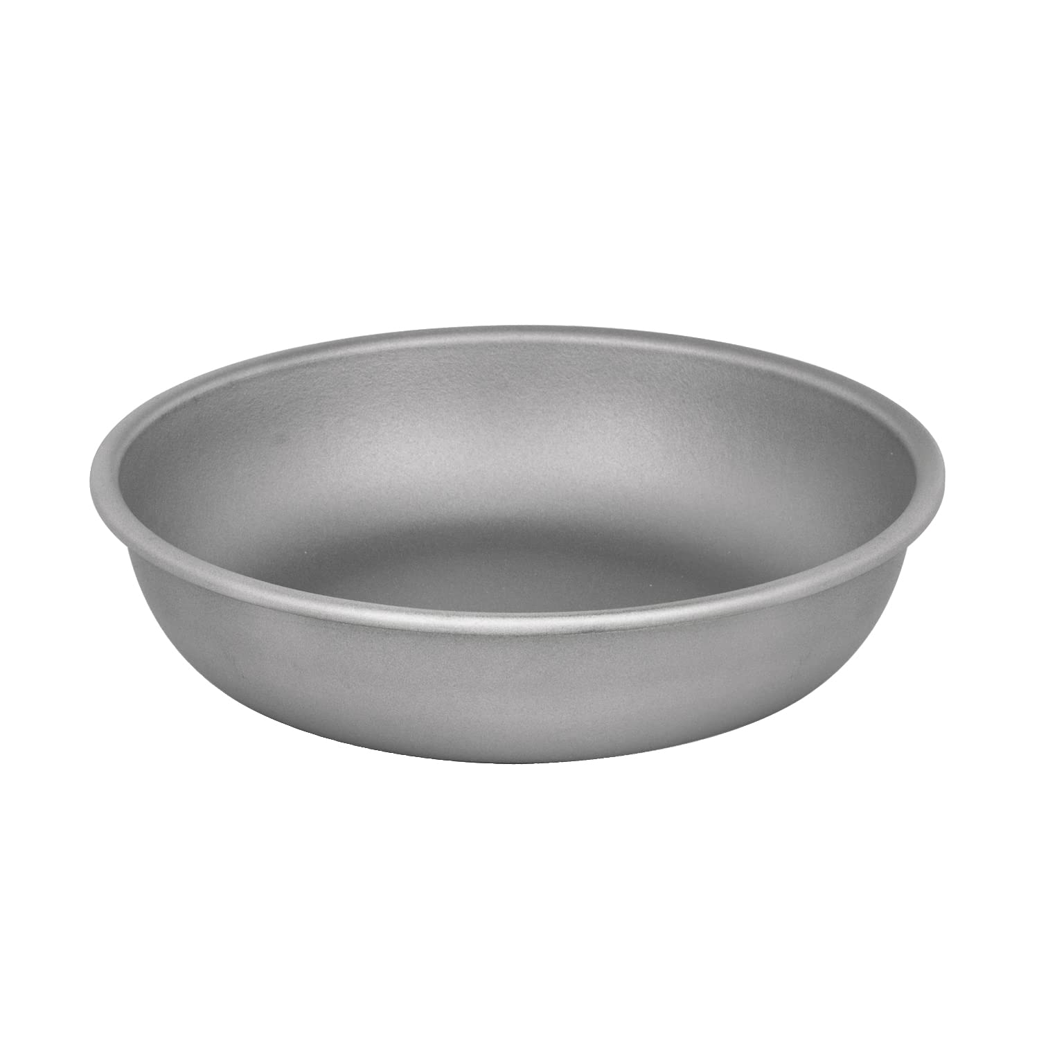 TiTo Titanium Plate Dish Outdoor Camping Tableware Ultralight Round Fruit Titanium Alloy Dinner Dishes Pan for BBQ Hiking Picnic (Small)