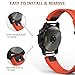Humenn 22mm Band Compatible with Garmin Fenix 5, Soft Silicone Sport Watch Strap Replacement for Fenix 5 Plus, Garmin Instinct, Forerunner 935, Approach S60, Quatix 5(Not Fit Fenix 5X/5S)