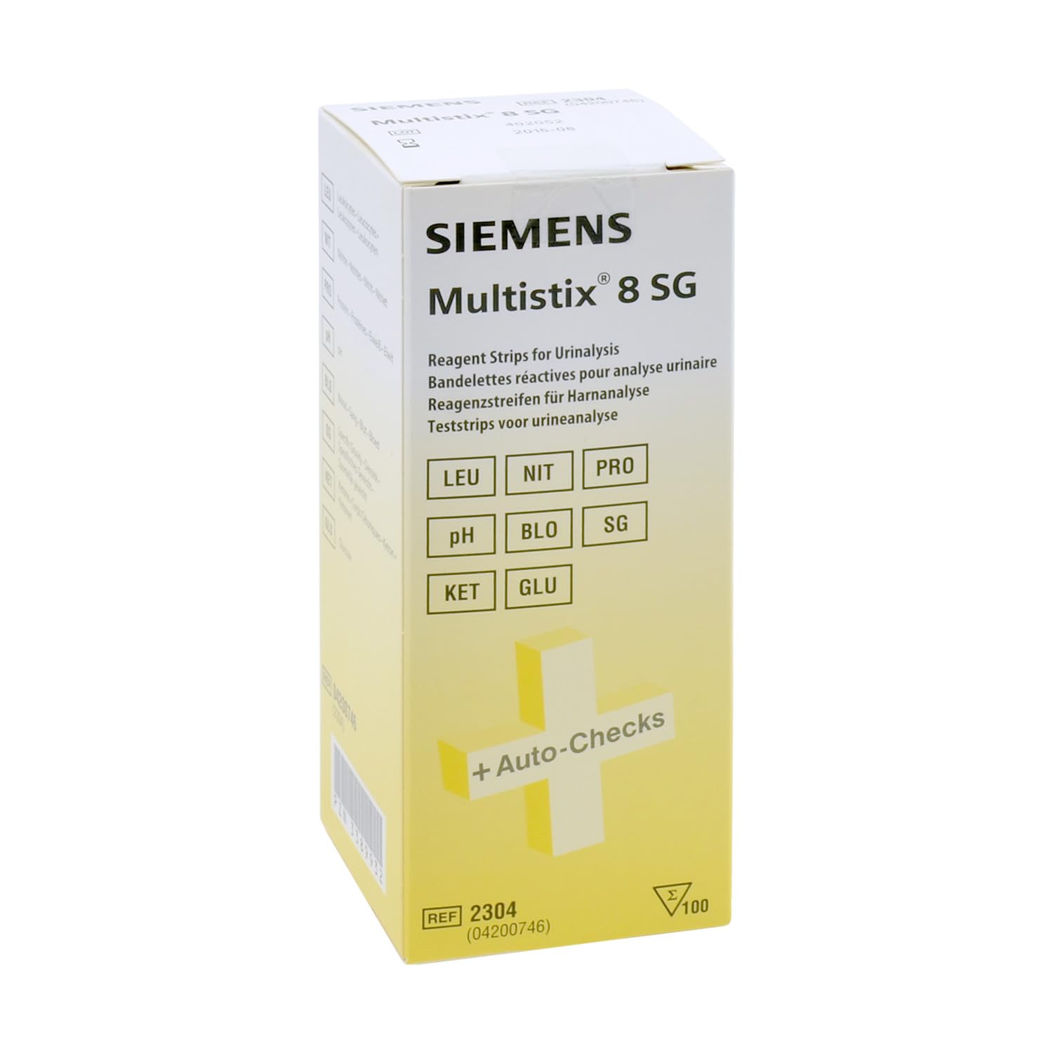 Siemens Multistix 8 SG Urine Reagent Test Strips - 100 Strips per Box: Accurate and Convenient Monitoring