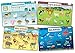 Merka Kids Placemat, 4 Pack - 17x11 in - for Dining Table Features Farm, Wild, Sea, and Home Animals - Reusable & Wipeable Silicone Placemat
