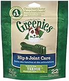 Greenies Hip & Joint Care Canine Oral Dental Chews Treats for Dogs Teenie 6oz